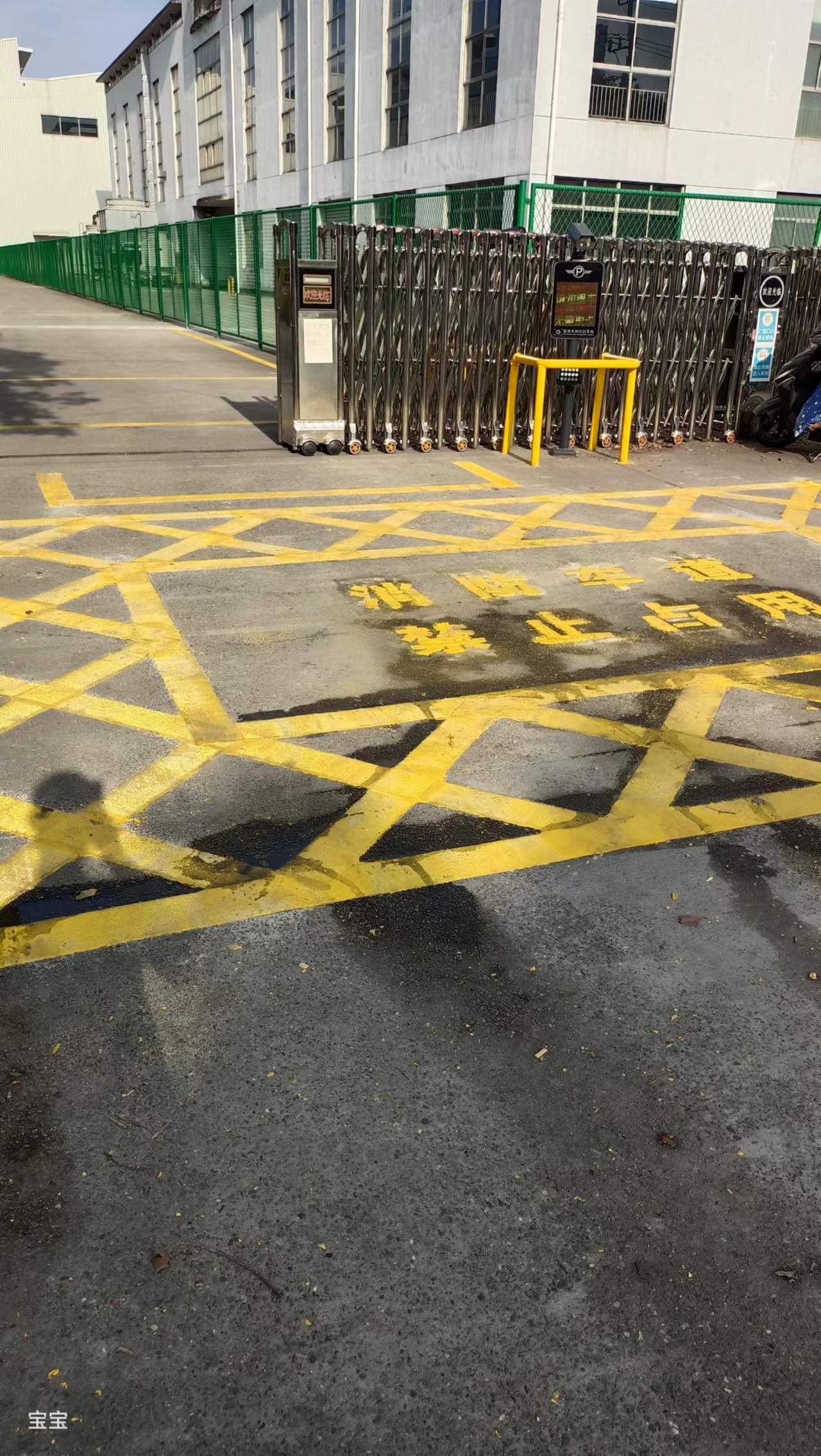 岭东马路划线